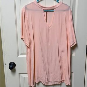 Peach blouse